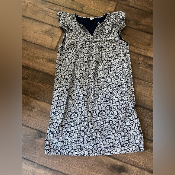 J. Crew Dresses & Skirts - J Crew Daisy flutter sleeve cotton  Dress 4
